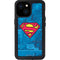 DC Comics Superman Logo Background Pattern iPhone 15 Waterproof Case